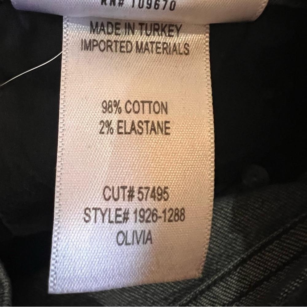 Citizens of Humanity Olivia High Rise crop Jeans in grey 31 excellent condition - Picture 15 of 16